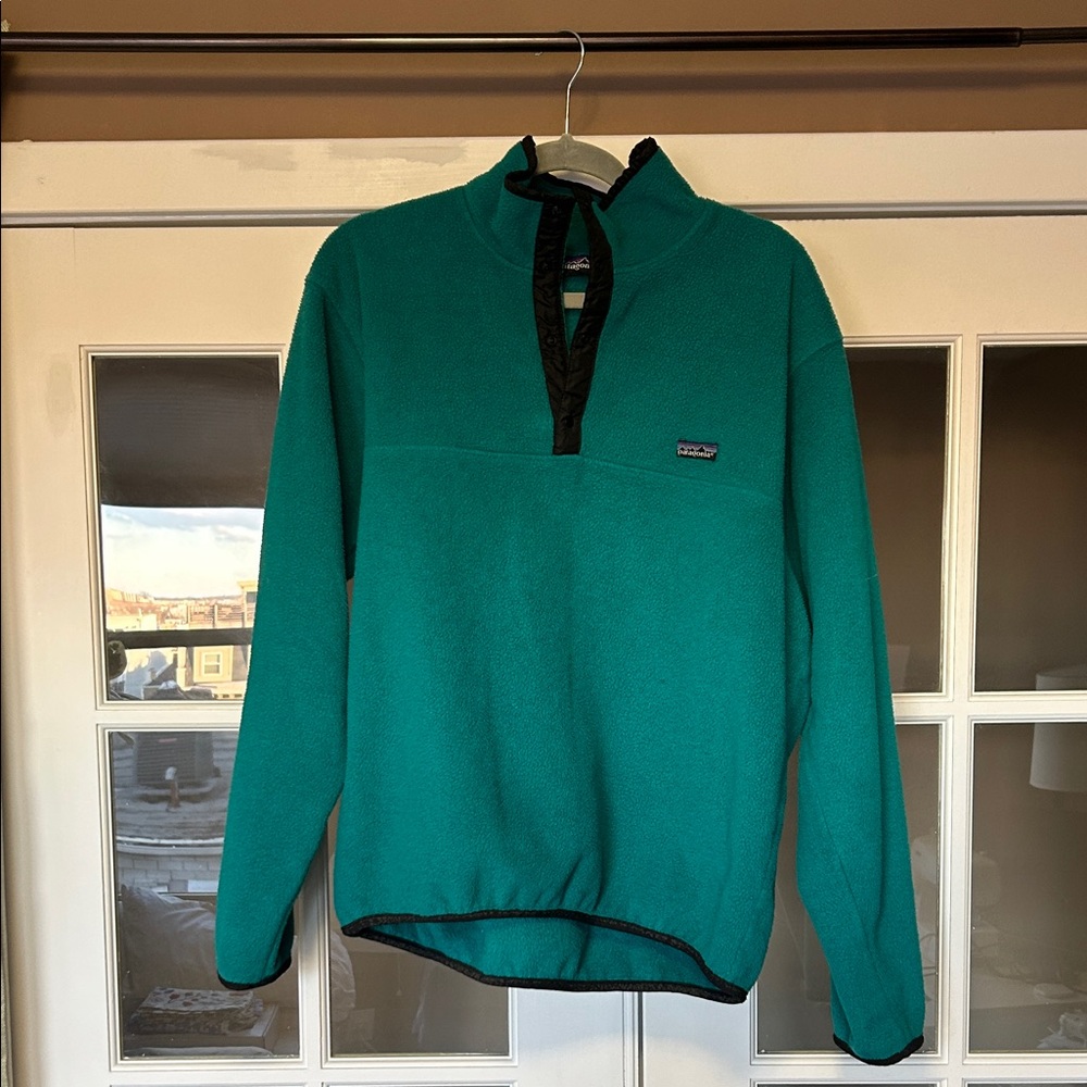 Vintage Patagonia Fleece Teal Jacket